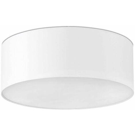 Faro Seven - 3 Light Large Flush Deckenleuchte Weiß, E27
