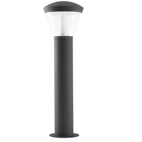 Faro Shelby - Paletto luminoso a LED da esterno bianco, grigio scuro IP65
