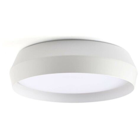 Faro Shoku 350 Weiß, weiße Wand-/Deckenleuchte 24W 2700K