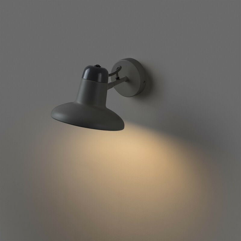 Faro Barcelona - Faro snap - Wall Light Grey, E27