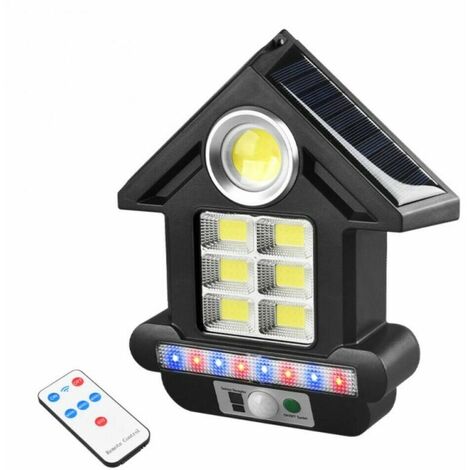 FARO SOLARE CON PANNELLO FARETTO SENSORE DI MOVIMENTO 81 LED COB CL-S180
