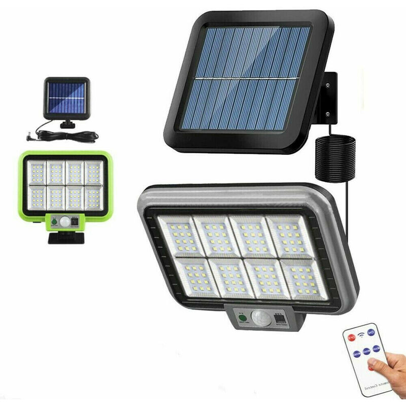 Faro solare con pannello faretto sensore di