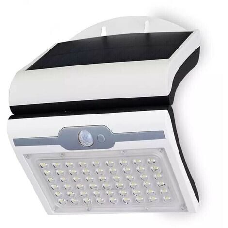 Faro Solare Led Faretto 60W Esterno ip65 sensore movimento Luce a muro AB-TA173