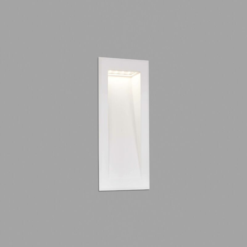 Faro Soun-2 - Outdoor Led White Recessed Wall Lamp IP65