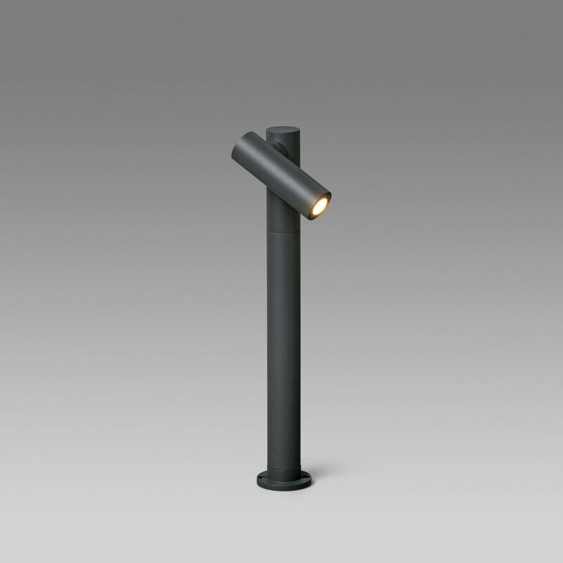 Faro Spy-2 - Outdoor led Bollard Spotlight Lamp Dark Grey 6W H430 IP65