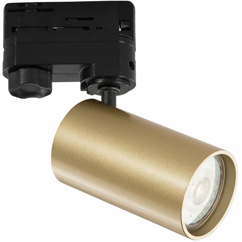 Image of Intec - Faro squib con adattatore trifase in alluminio oro - Oro