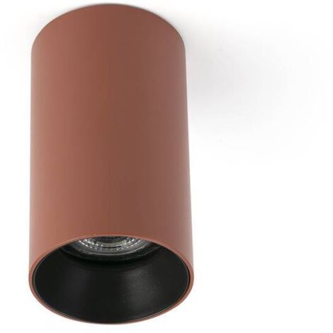 Faro STAN Downlight a montaggio superficiale in terracotta