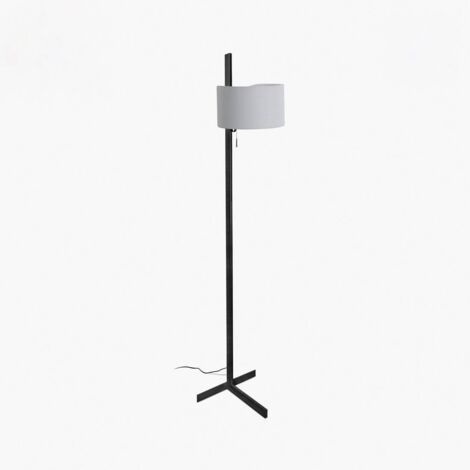 Faro Stand Lampadaire Up Noir Et Gris