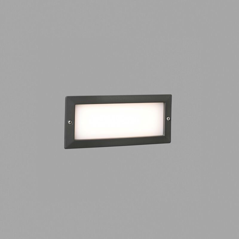 Faro Stripe-2 - Outdoor led Recessed Wall Light Wall Light Dark Grey 5W 3000K IP54