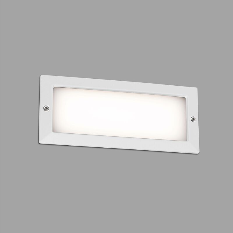 Faro Stripe-2 - Outdoor LED Recessed Wall Light White 5W 3000K IP54