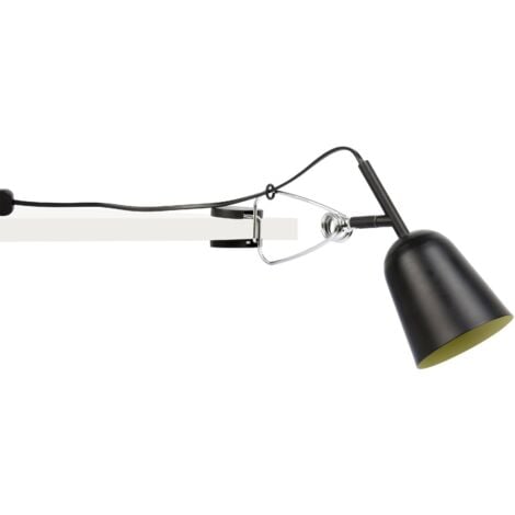 Faro Studio - 1 Light Clip On Spotlight Nero, Crema, E14