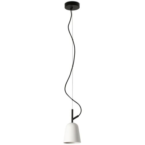 Faro STUDIO 11 cm große kuppelförmige Pendel-Deckenleuchte in Mattweiß
