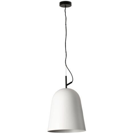 Faro STUDIO 29 cm große, kuppelförmige Pendelleuchte in Weiß
