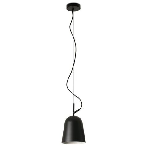 Faro STUDIO Lámpara de techo colgante tipo cúpula, 16 cm, negro mate