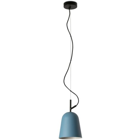 Faro STUDIO Plafonnier suspendu dôme 16 cm noir mat, bleu