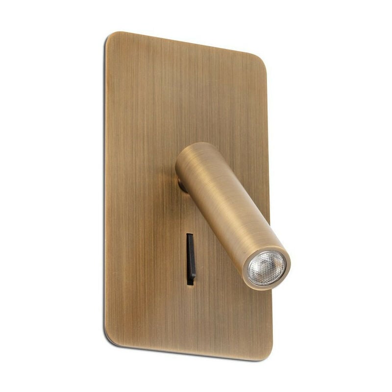 Faro Barcelona - Faro suau - Integrated led Reading Light Wall Light Bronze, 3000K