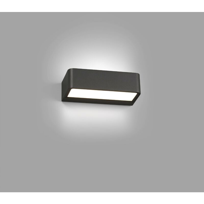 Faro Lighting - Faro Takua - Outdoor LED Dark Grey Up Down Wall Light 10W 3000K IP65