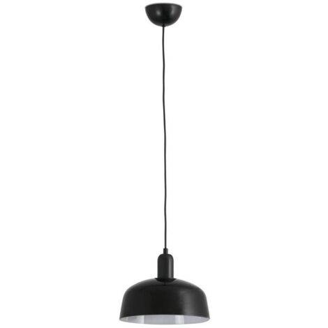 Faro Tatawin Mittelgroße schwarze Kuppel-Hängelampe
