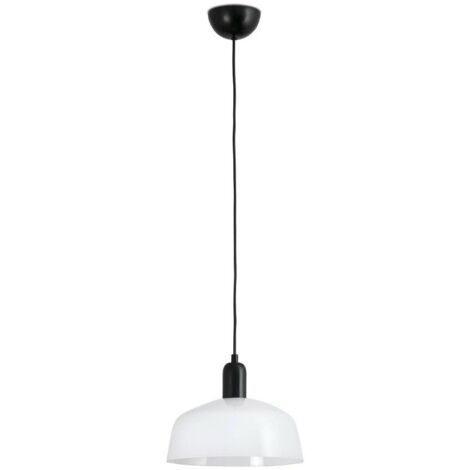 Faro Tatawin Mittelgroße weiße Kuppel-Pendelleuchte