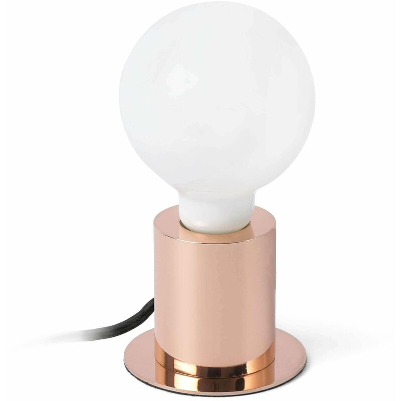 08-faro - Ten 1-light copper table lamp