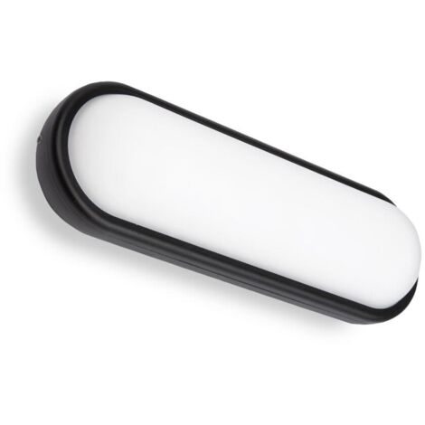 Faro Tone - Applique murale d'extérieur LED Blanc, Gris Foncé IP65