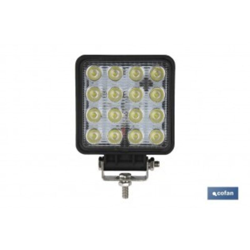 Faro trabajo 16 led 3360lm 6000k 48w, ip67 (10-30v) Faro trabajo 16 led 3360lm 6000k 48w, ip67 (10-30v)