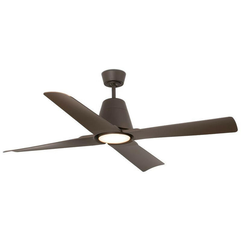 Faro typhoon - Brown Ceiling Fan With dc Motor Smart - Remote Included