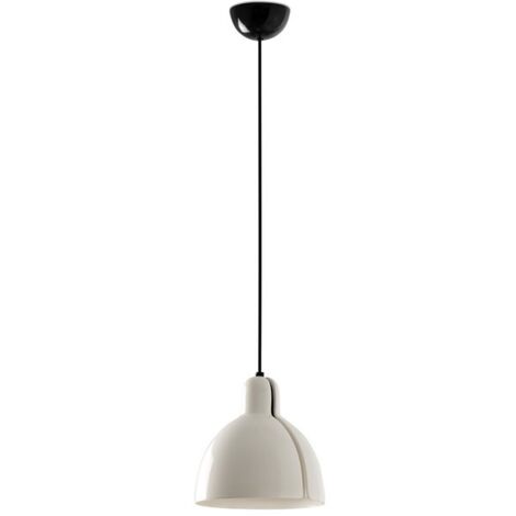 Faro VENICE Lámpara de techo colgante tipo cúpula de 20 cm, color blanco