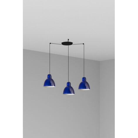 Faro VENICE Plafonnier suspendu à 3 lumières bleu