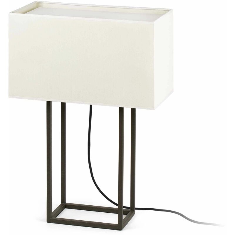 Vesper 2-light brown table lamp