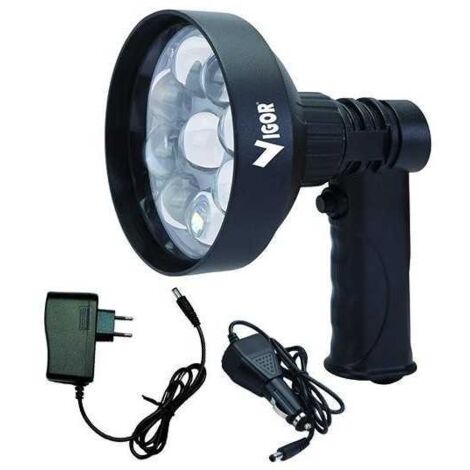 Faro Vigor Led Recargable de Censo Nocturno 27 Vatios