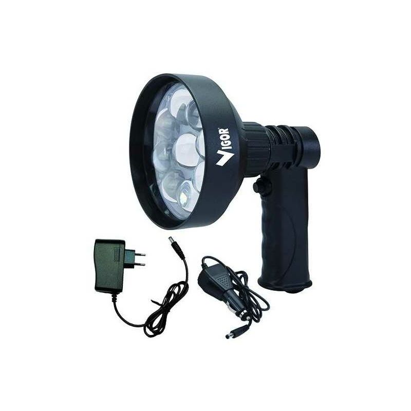 Vigor - Faro Recensement Nocturne Led Rechargeable 27 Watt