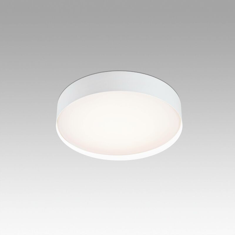 Faro Vuk - led Round Bathroom Flush Ceiling Light White IP44