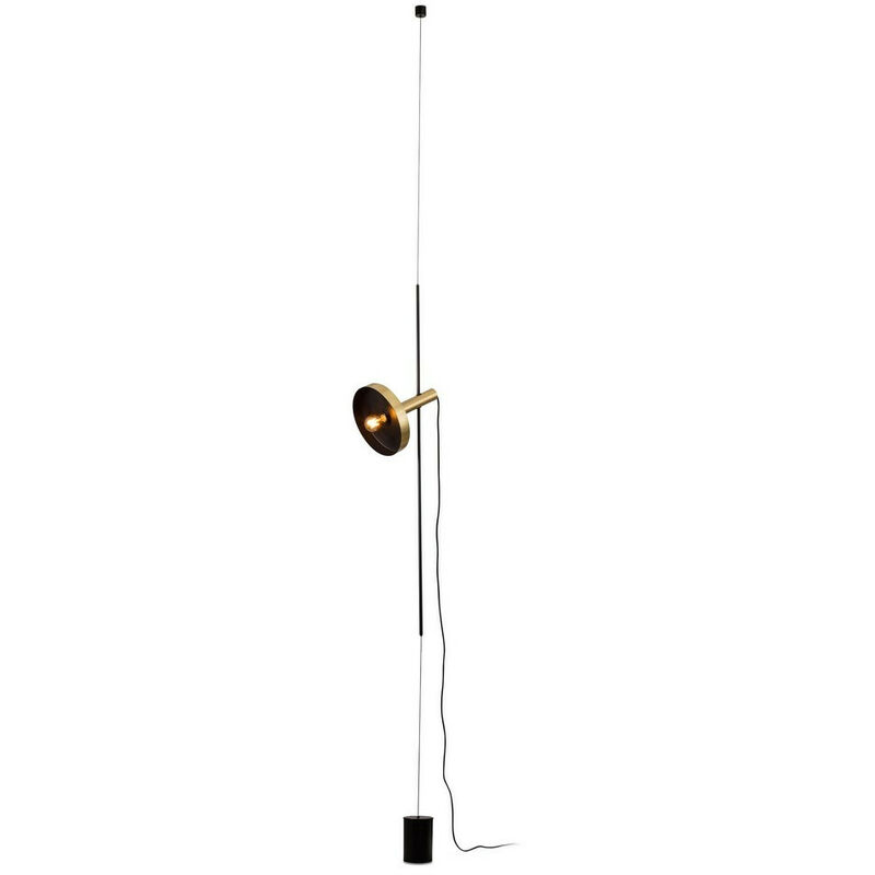 Faro Barcelona - Faro Whizz Golden, Black Pendant, Floor Lamp