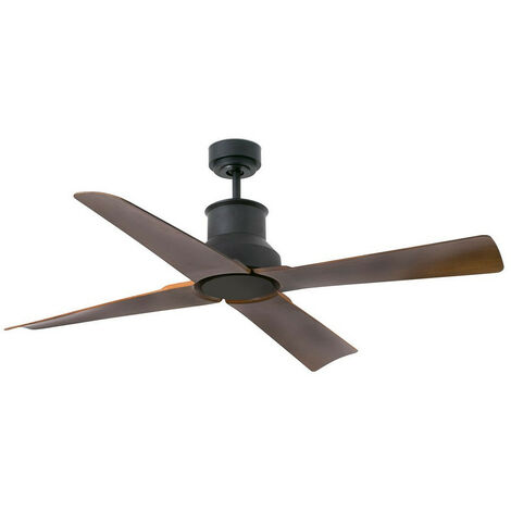 Faro WINCHE - Brauner Deckenventilator mit Gleichstrommotor Smart - Fernbedienung inklusive