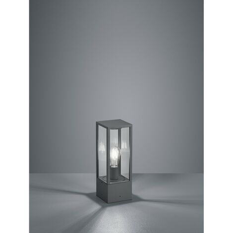 Farol de jardín cuadrado antracita Garonne Alt. 40 cm Trio Lighting