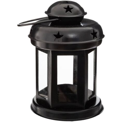 Farol de metal en caja de palés a juego - Feeric lights & christmas
