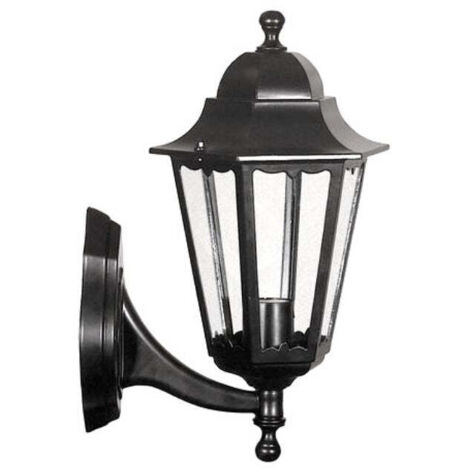 Farol de Pared con 6 Lados y Soporte Bajo