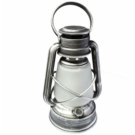 Farol decorativo con luz efecto llama