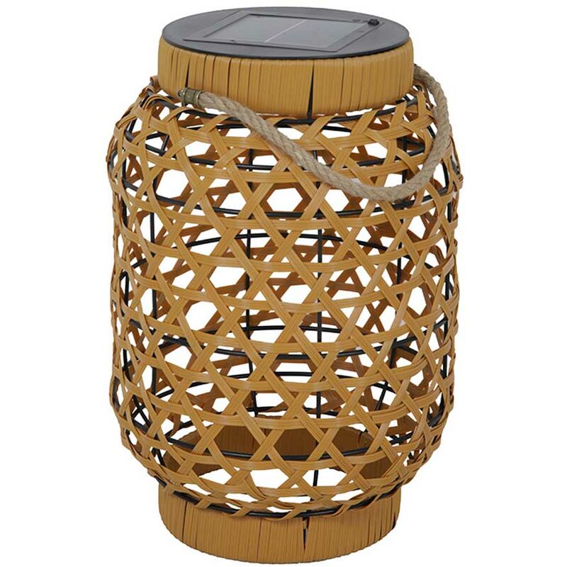 

Farol decorativo solar de polietileno LED blanco cálido CAPRI XL H41cm