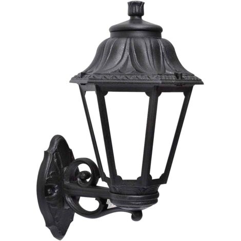 Farol Exterior De Pared FUMAGALLI "BISSO/ANNA" - E27 - IP55 - Negro