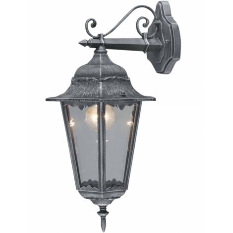 Farol Irlanda color gris hierro fundido potencia 60 W altura 43 cm