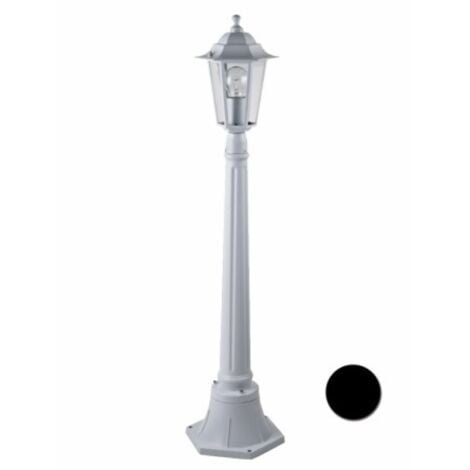 Farol jard 1 foco e-27 1x60w alu bl orlando luxform