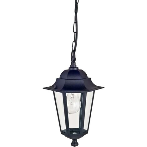 LUXFORM Farol Jardin Colgar E27 60W Metal Negro Orlando Simon Brico