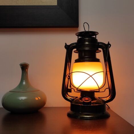 Farol Led Efecto Llama de Fuego 1300K 3W Recargable