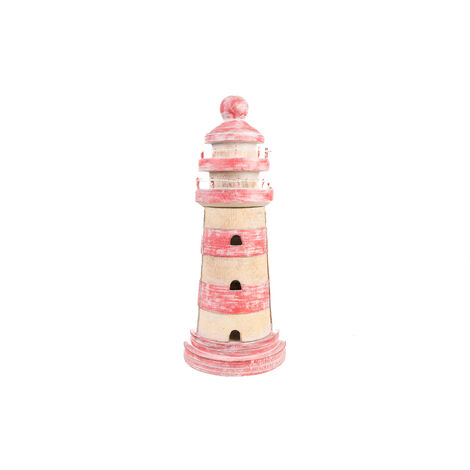 Farol Madera Rojo 47589