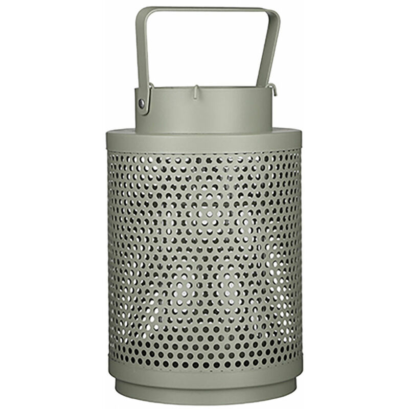 

MICA DECORATIONS Farol portavelas barney color verde