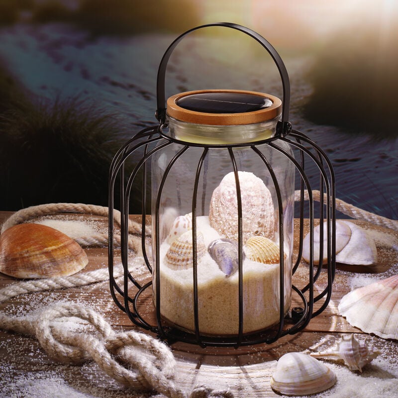 

Farol solar LED Rustica de metal decorativo para jardín 102368 - Esotec