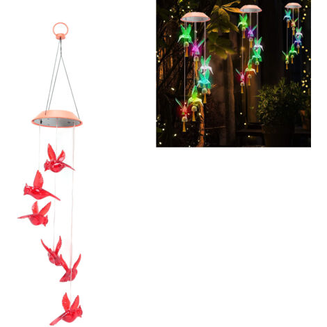 Farol solar ligero y decorativo con forma de veleta, fabricado en ABS con llama roja para uso exterior.