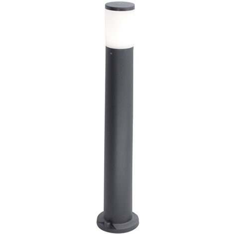 Farola AMELIA 1xE27 8,5W con pulsador CCT (3colores) IP55 resina negra